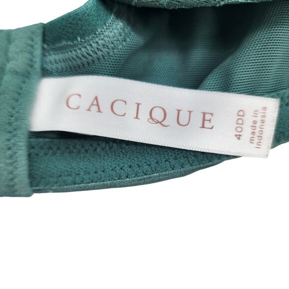 Cacique Lightly Lined Full Coverage Underwire Back Closure Bra Size 40DD - Picture 2 of 4